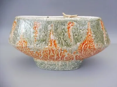 Buy Art Deco Sylvac Ware  Small Lava  Lustre Posy Bowl Vase • 7.99£