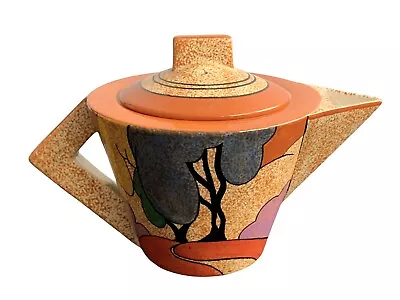Buy Metropolitan Museum Of Art Reproduction, Clarice Cliff Teapot ~ Autumn ~ 1993   • 90.56£