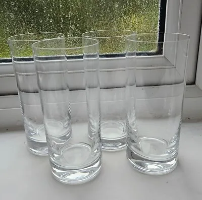 Buy Clear Glass Tall Highball Tumbler Drinking Glasses Set Of 4 Dinner Table  Party • 20£