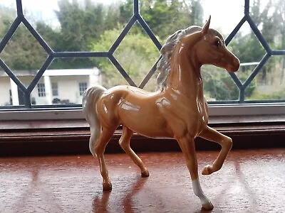 Buy Beswick Horse Pony Prancing Arab Palomino Model 1261 • 49.99£