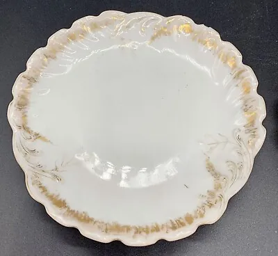 Buy Vintage M Redon French France Limoges Gold White Side Plate • 8.95£