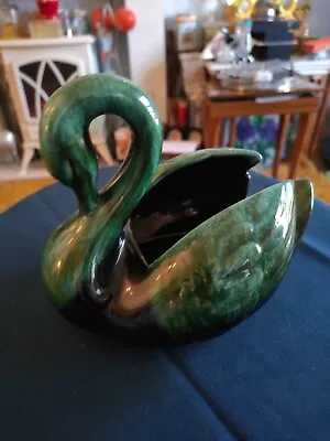 Buy Vintage Blue Mountain Ceramic Swan 8x X6.5x6 Inches Approximately • 8.50£