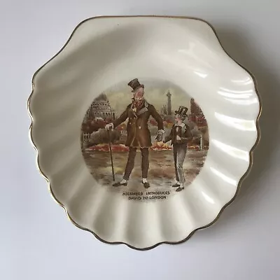 Buy 'Micawber Introduces David To London' Clam Shell Dish, Sandland Ware, Dickens • 6£