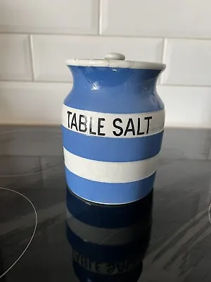 Buy T G Green Cornishware Table Salt Jar 5.5” • 99.99£