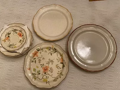 Buy 9 Mikasa Vintage Olde Tapestry Heritage Collection Dinner Plates Salad Bowls • 28.91£