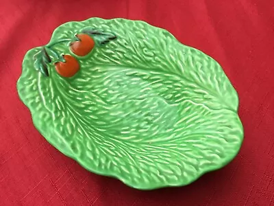 Buy Vintage Beswick Ware Green Lettuce Leaf & Tomato Plate (8”)Salad Ware - 1950s • 10£