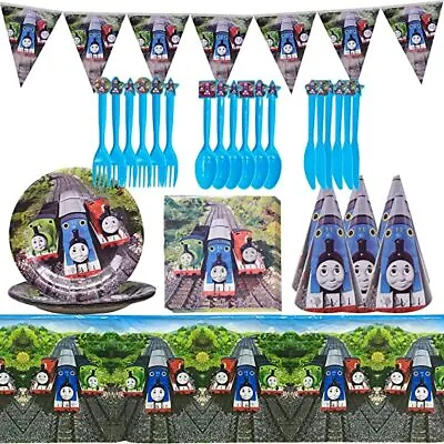 Buy THOMAS  Birthday Party Supplies Tableware Decorations Balloons Banner Plates • 3.49£