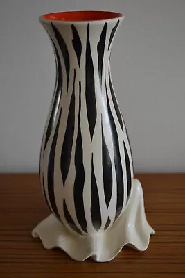 Buy Beswick Vase 1343, 1950s Albert Hallam Jim Hayward Zebrette Series Modernist • 50£