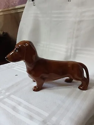 Buy Beswick Vintage Ceramic Dashchund  Dog Tan Figurine. • 24£