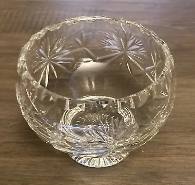 Buy Edinburgh Cut Crystal Decorative Glass Sweet Sugar Bowl Display Heavy Stamped • 12.99£