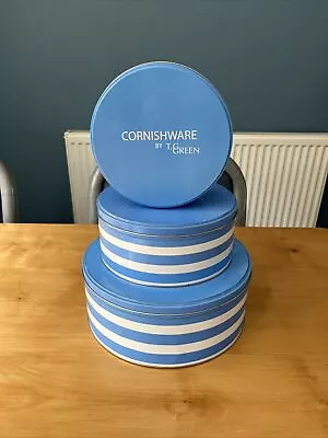 Buy T G Green Cornishware 3 Cake Tins • 29.99£