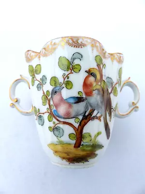 Buy Antique Hand Painted Goblet / Sugar Bowl Fine China - Dresden 19th C? • 7.50£