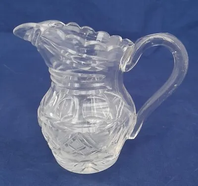 Buy Antique Georgian Anglo-Irish Lead Crystal Milk Jug Or Creamer Circa 1830 11cm • 65£
