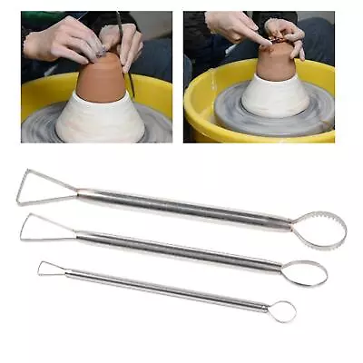 Buy Ceramic Clay Pottery Clay Sculpting Tools Carving Tool For Kids Beginners • 7.63£