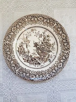 Buy ENGLISH IRONSTONE TABLEWARE * Vintage Side Plate * Jardiniere Design * 17cm • 7.99£