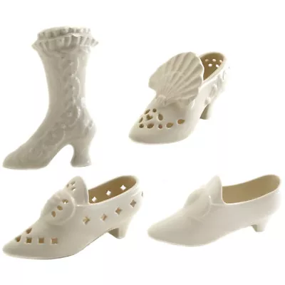 Buy Royal Creamware Collectable Ornaments Miniature Slipper/Shoe Choice Of 4 • 9.99£
