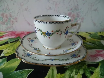 Buy Vintage Royal Albert Crown China Trio Tea Cup Saucer Plate 6526 • 6£