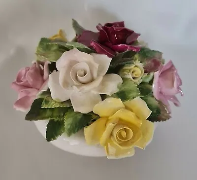 Buy Vintage Royal Adderley Fine Bone Chins Rose Bouquet Superb Condition. • 25.99£