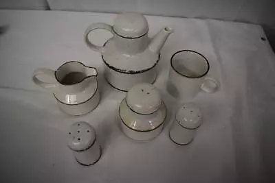 Buy Midwinter Stonehenge Teapot, Milk Jug, Sugar Pot, Salt & Pepper Pots,1 Mug 1970s • 4.99£