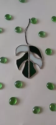 Buy Leaf Stained Glass Hanging Suncatcher  • 13£