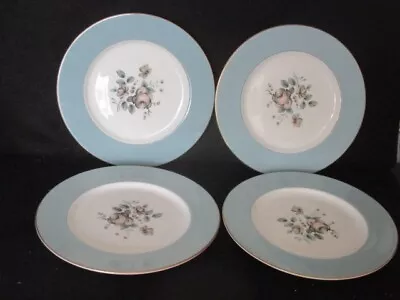 Buy Royal Doulton  'rose Elegans' Set Of 4 X Dinner Plates  - 1st • 27.50£