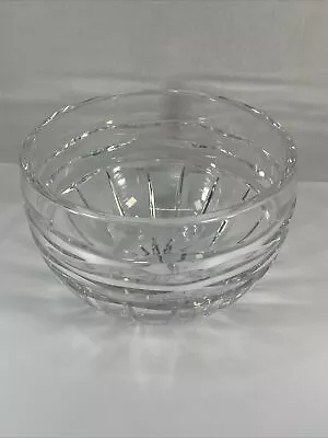 Buy Lovely Vintage Heavy Lead Crystal Cut Glass Fruit Dessert Bowl • 29.90£