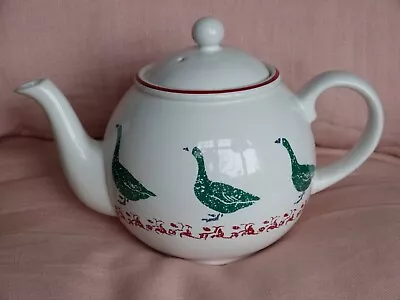 Buy Arthur Wood 1.5 Pint Green Ducks Teapot - Immaculate Condition • 14.99£