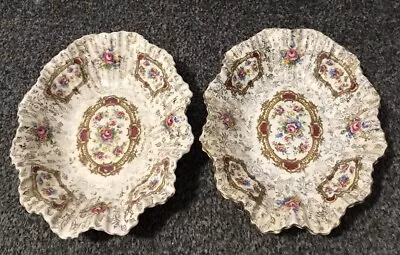 Buy Vintage Pair Of James Kent Scalloped Sweet Dishes • 15£