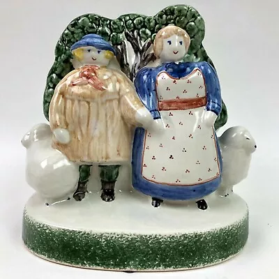 Buy Shepherd Neame And His Wife Of Sussex Rye Pottery Pastoral Rye Figures England • 37.72£
