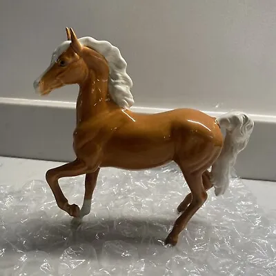 Buy Beswick 1261 Prancing Palomino Arab Horse Vintage • 35£