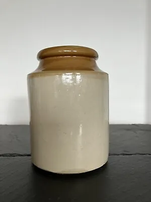 Buy Vintage Stoneware Storage Pottery Jar, Pot, Rustic, Decorative, Kitchen Ware. • 13£