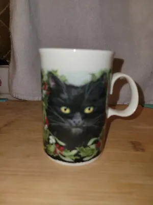 Buy Dunoon Holiday Cat Mug Teacup Orange Cat And Black Cat - VINTAGE • 18.92£