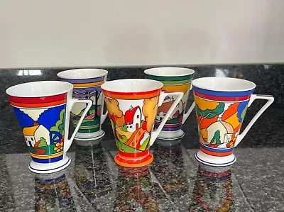 Buy Past Times Art Deco Style Mugs, Clarice Cliff Inspired X5. • 26£