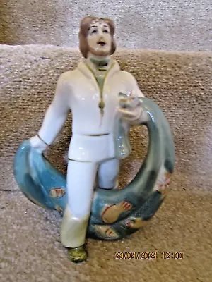 Buy USSR Polonne Porcelain Figure - Fisherman • 40£