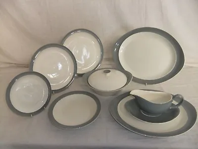 Buy C4 Pottery Wedgwood Of Etruria & Barlaston - Moonlight - Vintage Plates - 7E6A • 204.99£