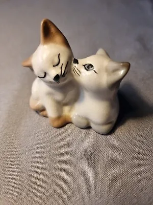Buy Vintage MCM Szeiler Kissing Cats / Kittens Porcelain Figurine  • 19£