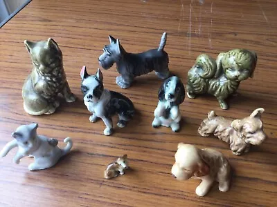 Buy Vintage Job Lot Of China And Pottery Dogs And Cats., Including Sylvac. • 9.99£