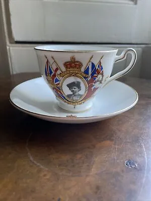 Buy Rosina Bone China Queen Elizabeth 2nd 1953 Coronation Tea Cup  & Saucer  • 10£