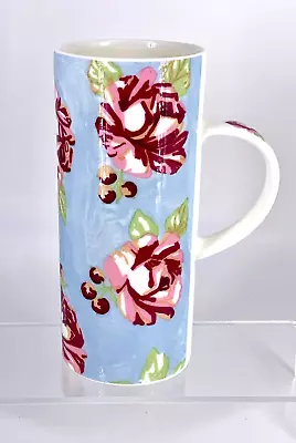 Buy CROWN TRENT CHINA LIMITED Tall Slim Mug Floral Roses Fine Bone China Cup 15cm • 14.99£