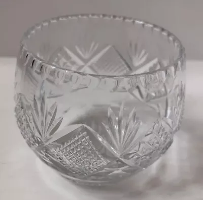 Buy Cut Glass Bowl 7.5cm Diameter 7cm Tall • 8.99£