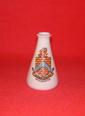 Buy Goss Crested China Cone Vase On Ullswater Crest • 5.99£