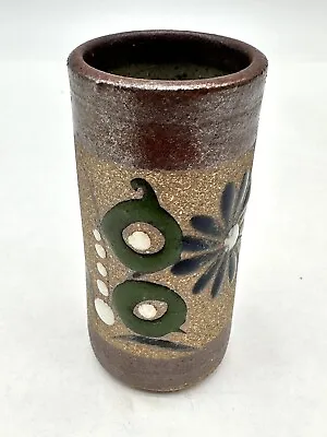 Buy Mexican Tonala Pottery Toothpick Holder Hand Painted 3x2in • 8.03£