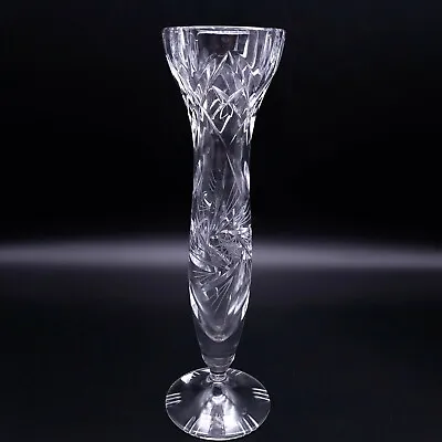 Buy 8  Antique ABP American Brilliant Cut Clear Lead Crystal Pinwheel Vase • 63.79£
