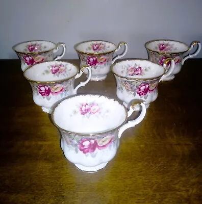 Buy Lovely Unused Set Of 6 Royal Albert  Autumn Roses  English Bone China Tea Cups • 19.99£