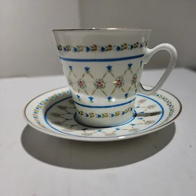 Buy Russian Lomonosov Porcelain Demitasse Cup & Saucer • 28.94£