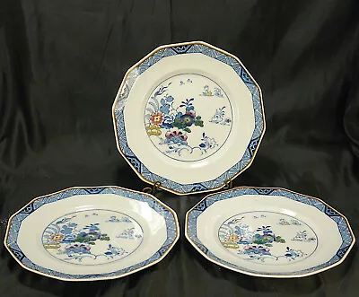 Buy 3-Antique Booth’s China Netherland Pattern 9 ½ Inch Plates • 28.55£