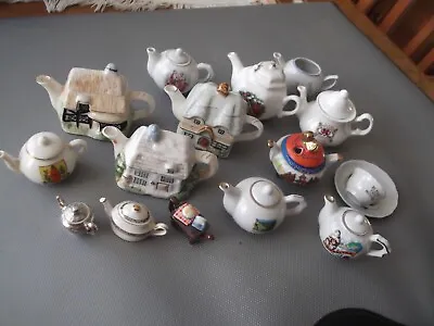 Buy Miniature Porcelain/Bone China/Ceramic Teapots Selection - Gift/Birthday • 1.25£