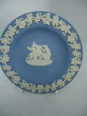 Buy Wedgwood Pegasus Collector Plate Jasperware Blue Round Vintage British • 13.99£