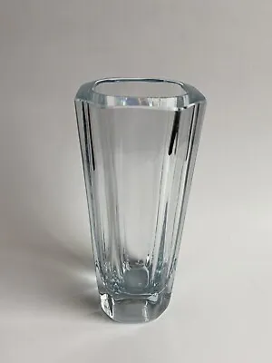 Buy Strombergshyttan Scandinavian Modern Clear Art Glass Vase 8 3/4”H Sweden • 130.11£