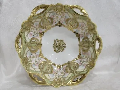 Buy Noritake Nippon Hand Painted,  Gold Encrusted Bowl Gorgeous 10,5  • 66.40£